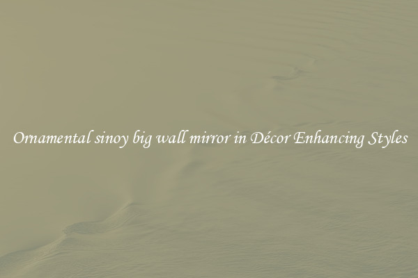 Ornamental sinoy big wall mirror in Décor Enhancing Styles
