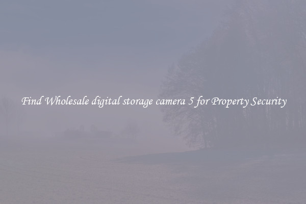 Find Wholesale digital storage camera 5 for Property Security