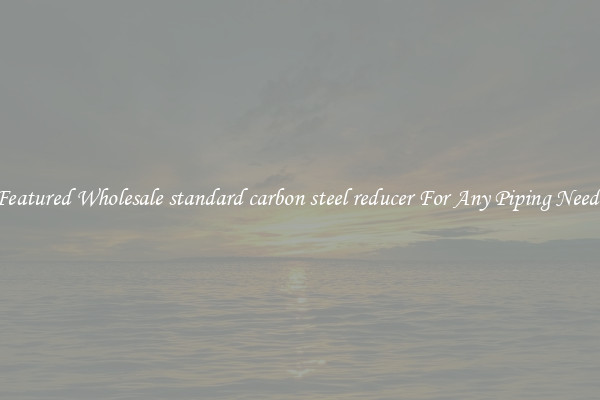 Featured Wholesale standard carbon steel reducer For Any Piping Needs