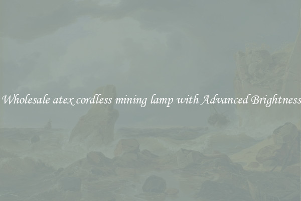 Wholesale atex cordless mining lamp with Advanced Brightness