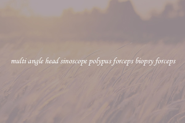 multi angle head sinoscope polypus forceps biopsy forceps