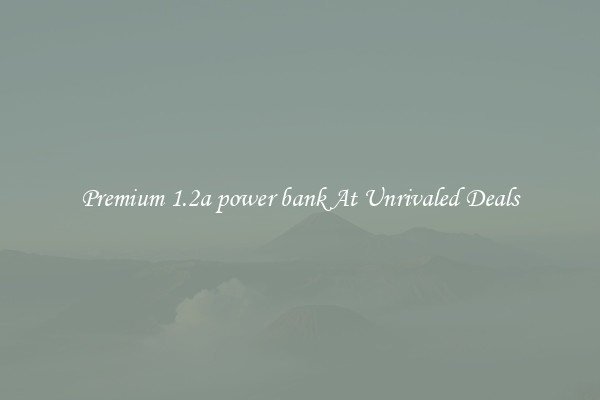 Premium 1.2a power bank At Unrivaled Deals